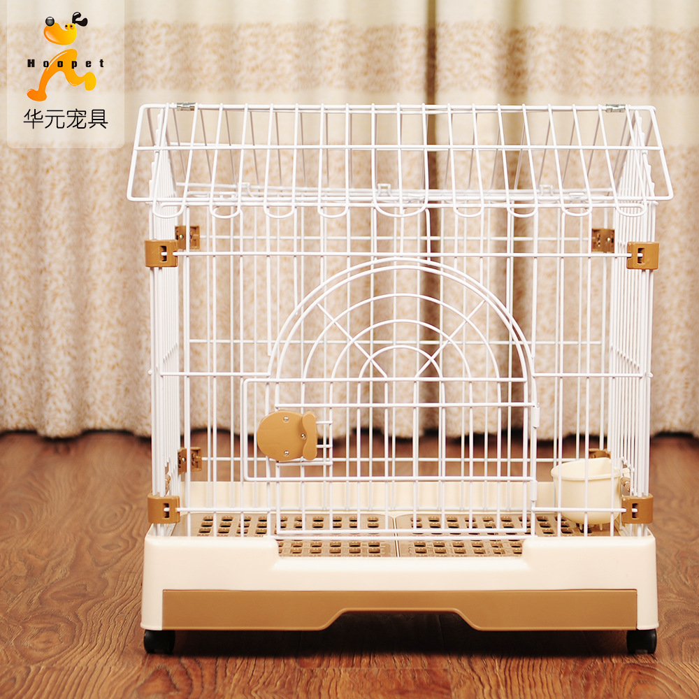 泰迪狗狗籠子小型中型犬博美比熊寵物圍欄柵欄小狗帶廁所室內鐵籠